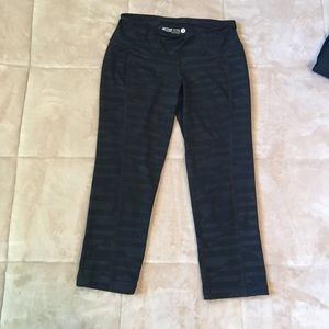 Black, subtle pattern tights